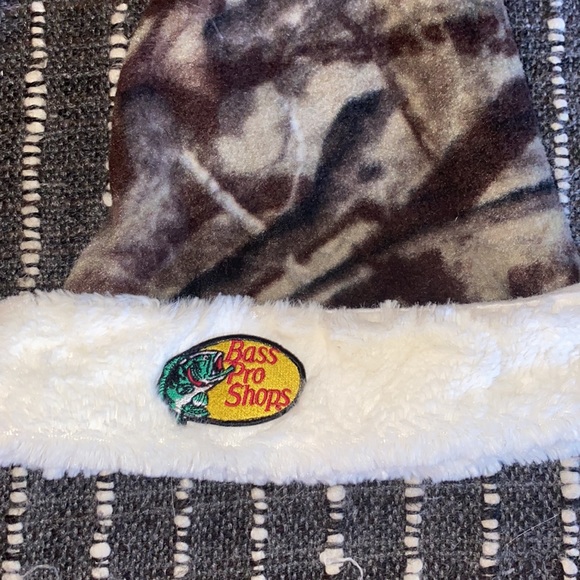 Bass Pro Shop Camo Santa Hat 